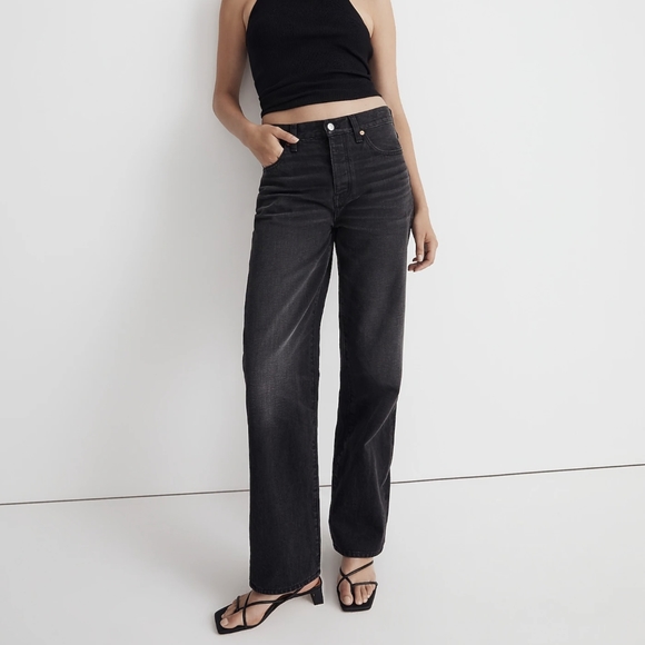 Madewell Low Slung Jeans Kent Wash - Picture 1 of 6